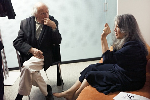 Martha Argerich, Ivry Gitlis, Backstage © Sonja Werner Fotografie